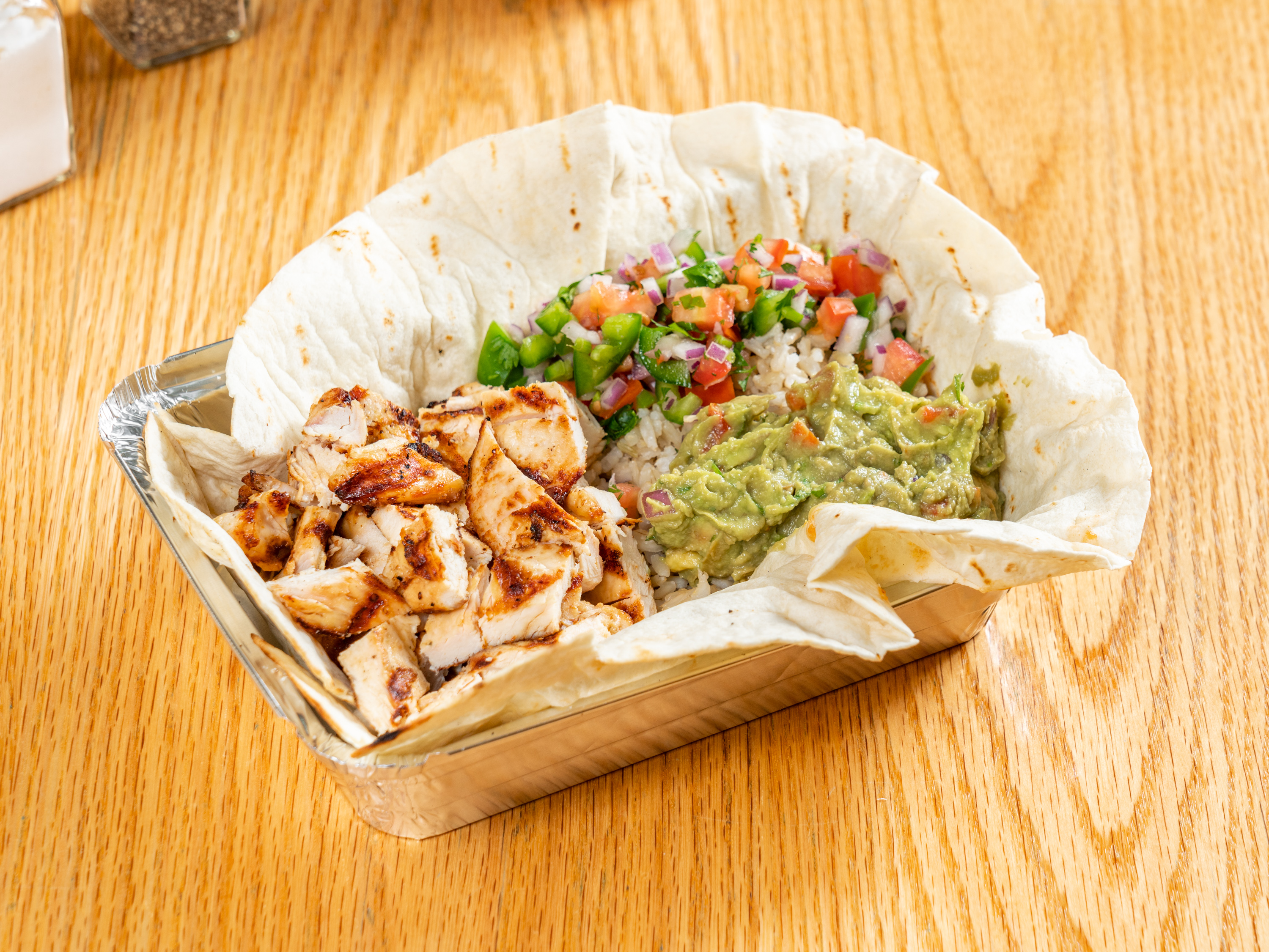 Order Chicken Burrito Bowl food online from The Chicken Shack store, Rego Park on bringmethat.com