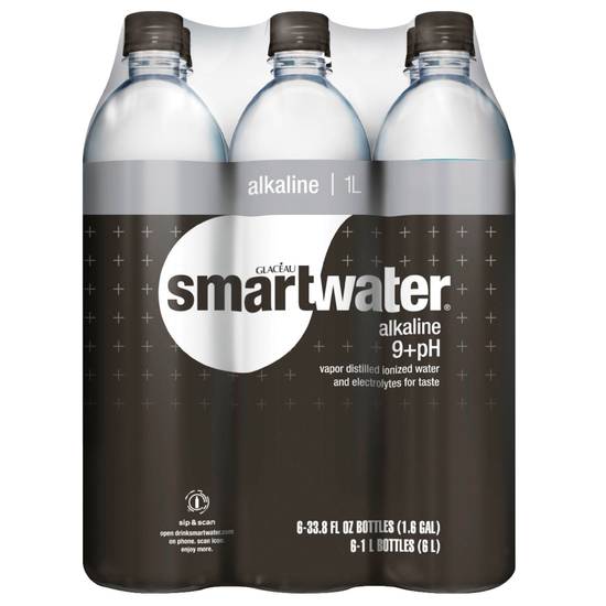 Order Smartwater Alkaline Bottles, 33.8 OZ, 6 PK food online from Cvs store, GREENWICH on bringmethat.com