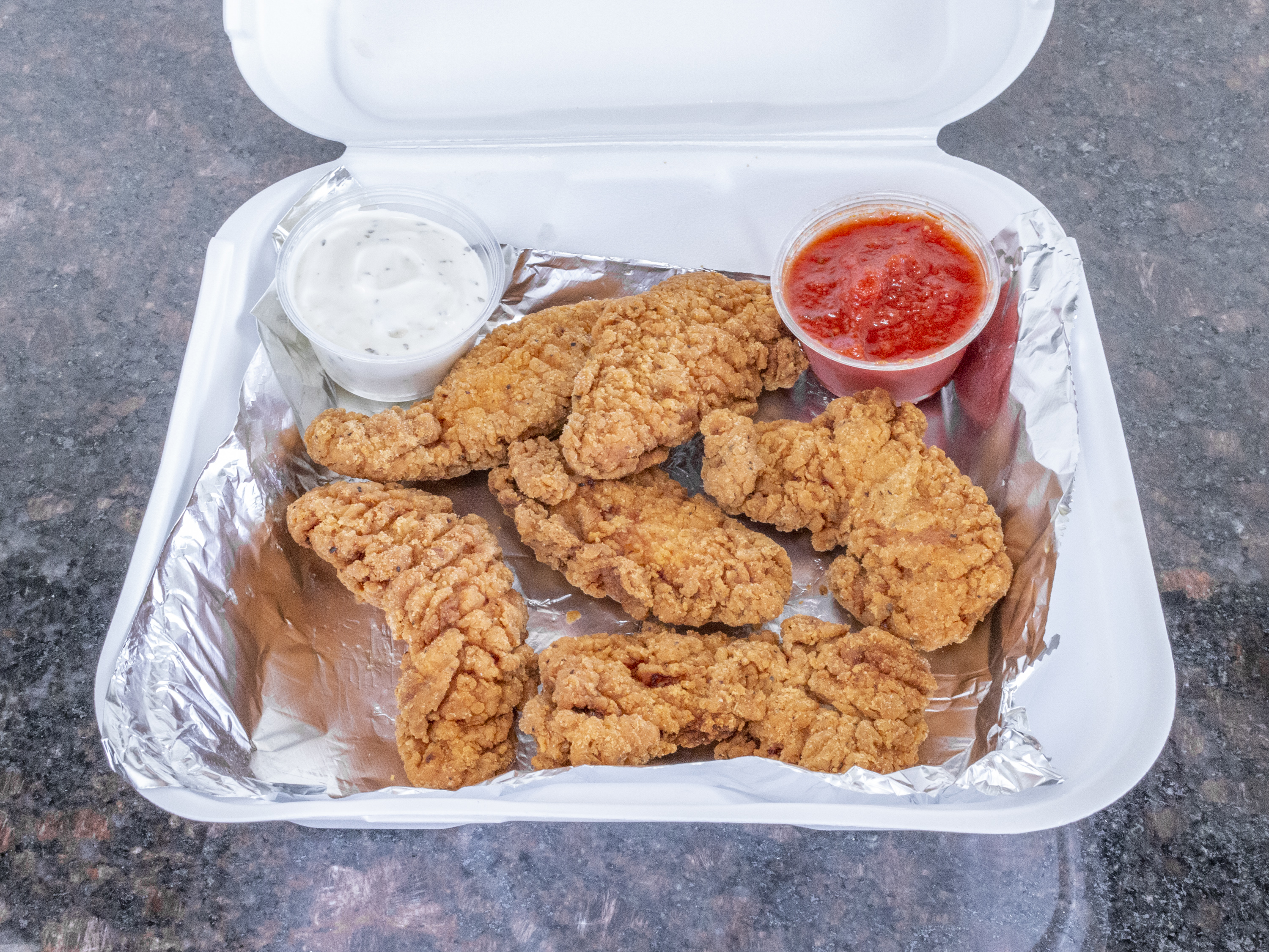 Order 5 Chicken Tenders food online from Papa Ray's Pizza & Wings store, Palatine on bringmethat.com