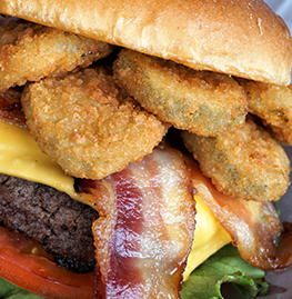 Order  All American Burger food online from Kickback Jack store, Johnson City on bringmethat.com