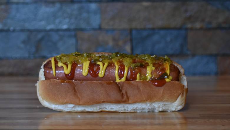 Order All Beef Frank Hot Dog food online from Burger District store, Arlington on bringmethat.com