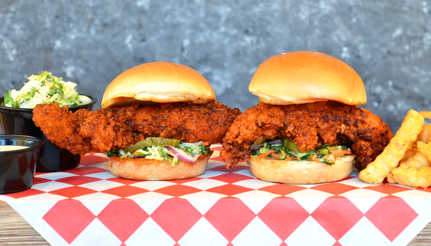 Order Two Chicken Sliders food online from Nashville Hot Chicken Shack store, Lombard on bringmethat.com
