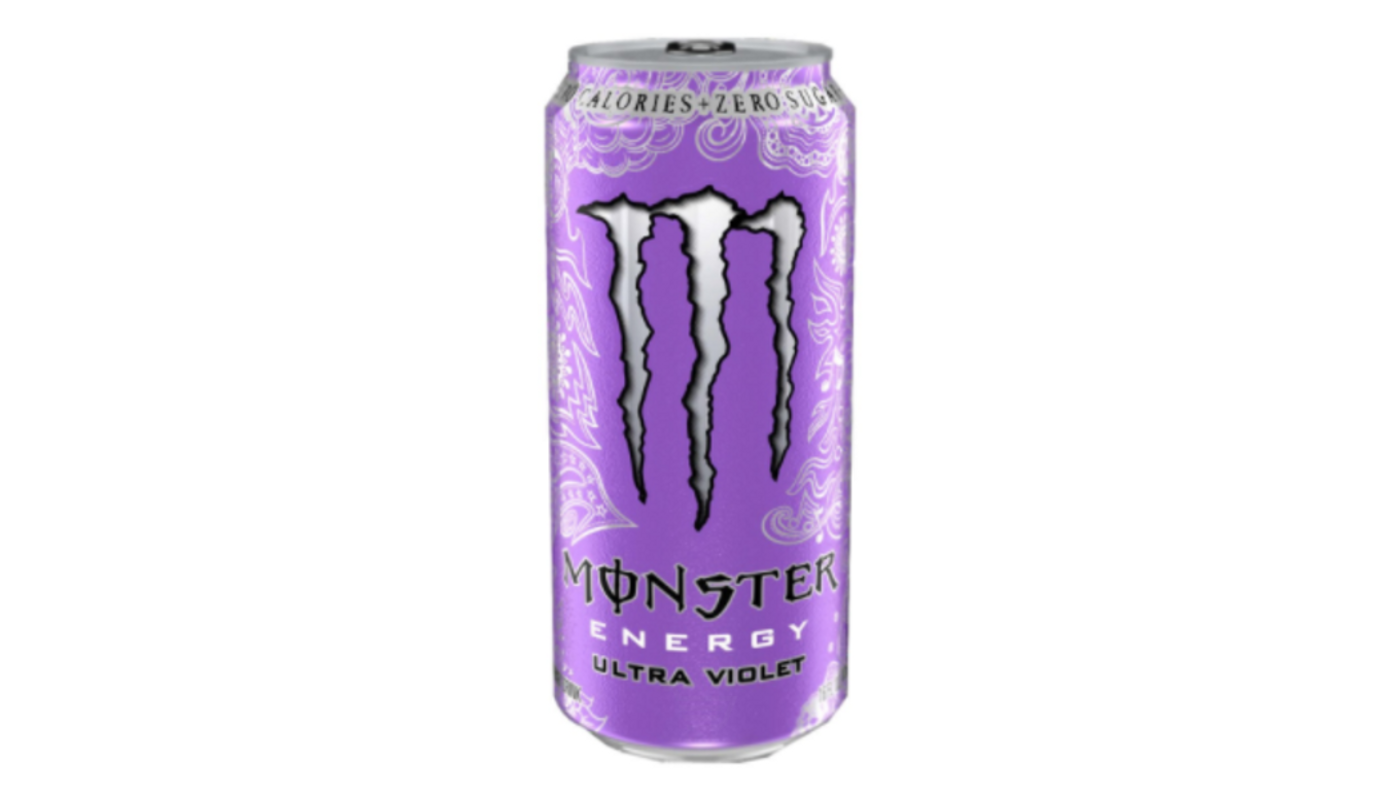 Order Monster Ultra Violet 16oz Can food online from Ross Liquor store, Sylmar on bringmethat.com
