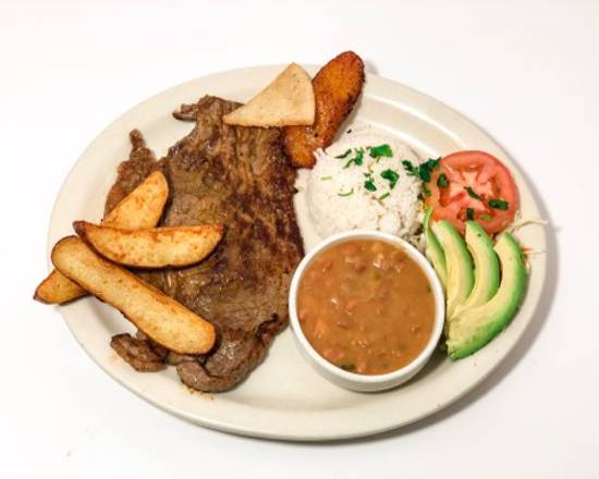 Order Carne Asada (Grilled Beef) food online from Mi Pueblito Colombiano store, Garland on bringmethat.com