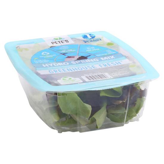 Order Pete's · Greenhouse Fresh Hydro Spring Mix (4.5 oz) food online from Albertsons store, Eugene on bringmethat.com