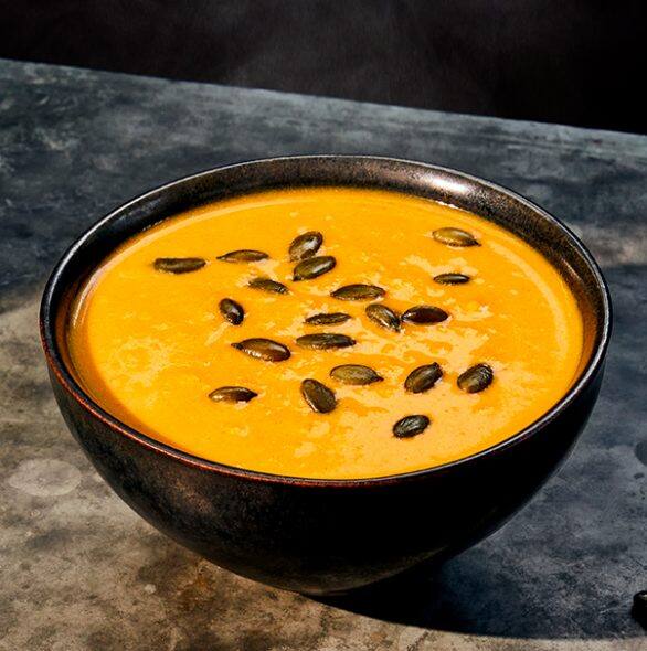Order Vegetarian Autumn Squash Soup food online from Panera store, Waxahachie on bringmethat.com