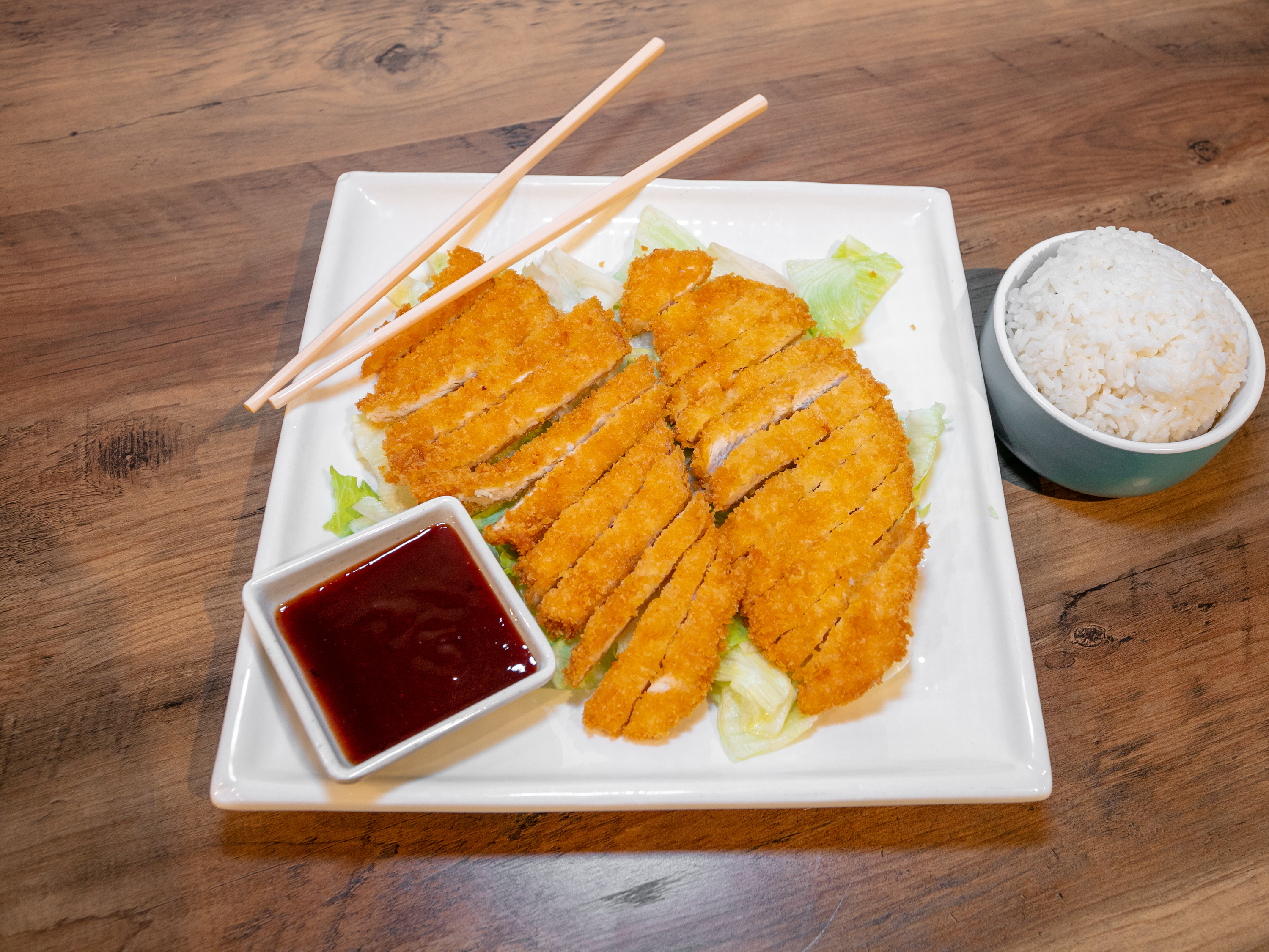 Order Chicken Katsu food online from Atami Grill & Sushi store, Marietta on bringmethat.com