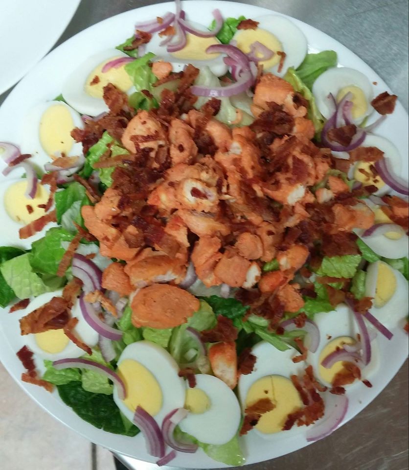 Order Cobb Salad food online from Double Dose Deli store, Linwood on bringmethat.com