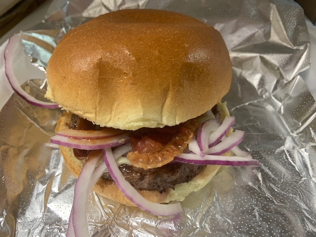 Order John's BBQ Burger food online from Papa Jays store, Dover on bringmethat.com