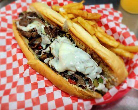Order “Filly” Cheesesteak Sandwich food online from Max Restaurant & Sports Bar store, Glendale on bringmethat.com