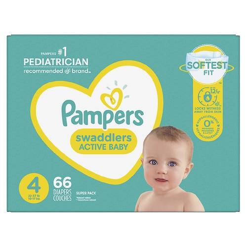 Order Pampers Swaddlers Diapers Size 4 - 22.0 ea food online from Walgreens store, Grand Rapids on bringmethat.com