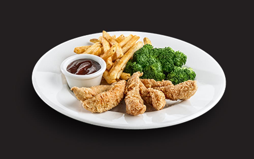 Order Chicken Strips - Entree food online from Boston Restaurant & Sports Bar store, Arlington on bringmethat.com