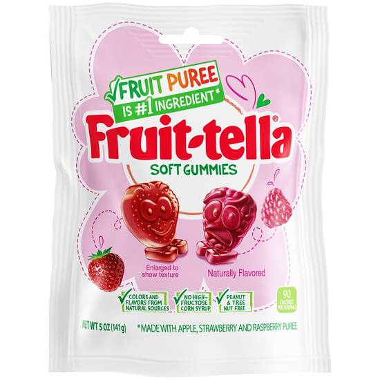 Order Fruit-tella Soft Gummies, Strawberry and Raspberry Fruit Flavors, 5 OZ food online from Cvs store, TRAVERSE CITY on bringmethat.com