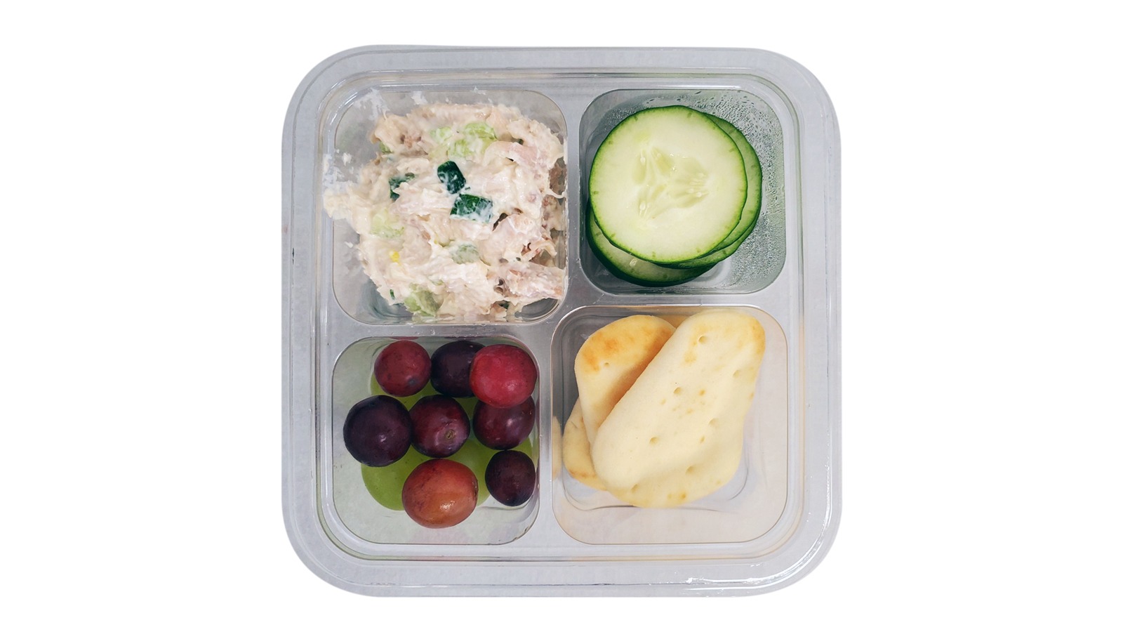 Order Chicken Salad Snacker, 9 oz. food online from Lucky California store, Livermore on bringmethat.com