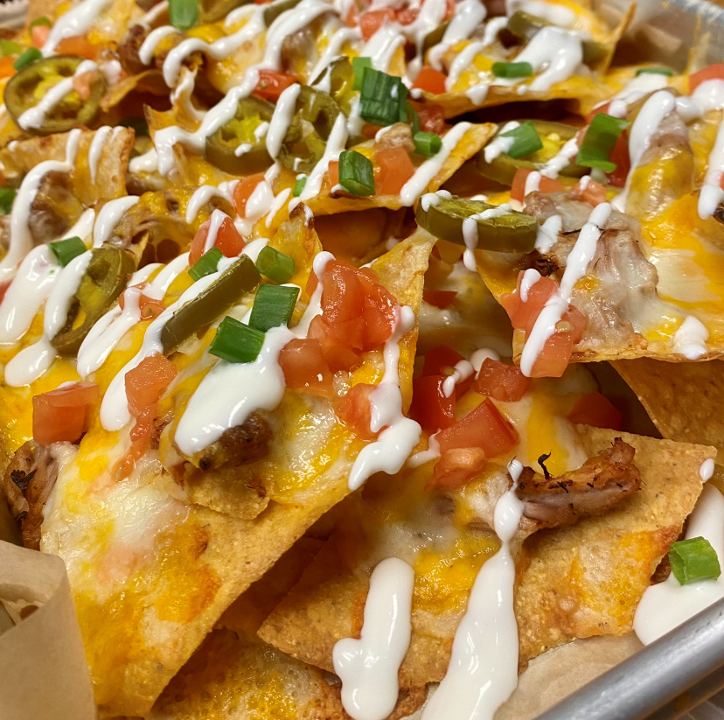 Order Hall of Fame Nachos food online from Marshall Hall Of Fame Cafe store, Huntington on bringmethat.com