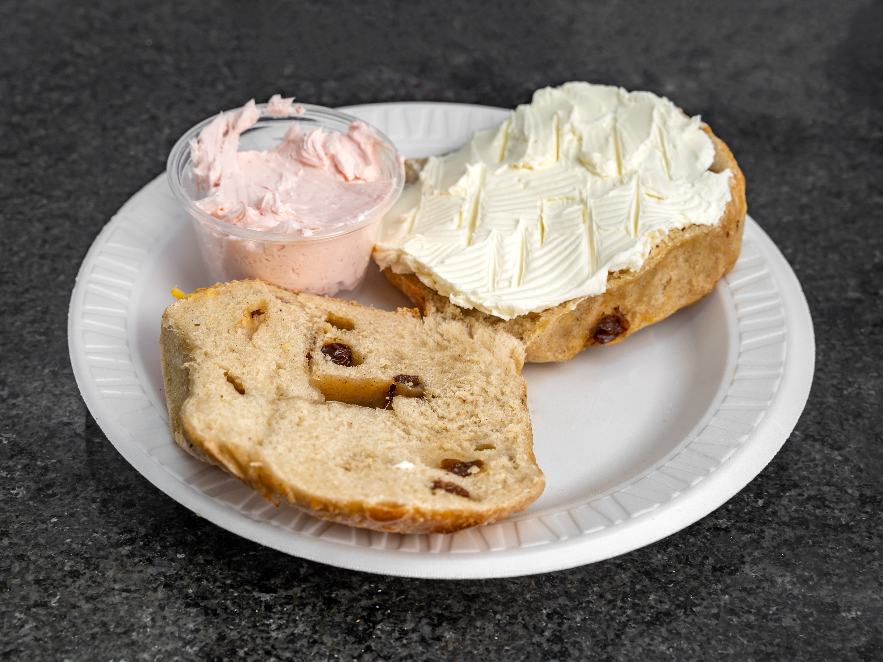 Order Bagel with Cream Cheese and Butter food online from La Bagel store, Edison on bringmethat.com