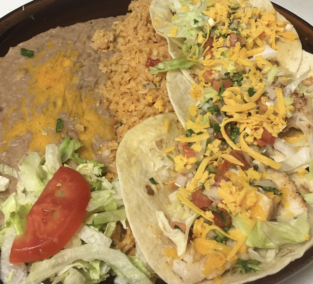 Order Tacos de Pescado food online from Casa Hacienda Grill store, Gahanna on bringmethat.com