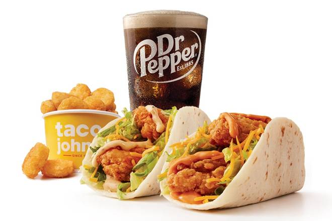 Order Fried Chicken Tacos  food online from Taco John's store, Appleton on bringmethat.com