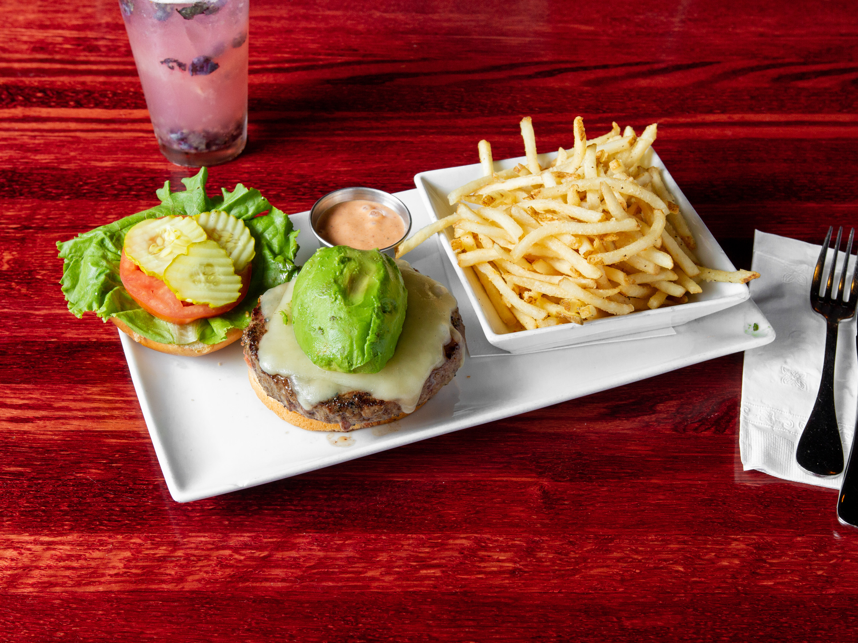 Order California Burger food online from Earth, Wood & Fire store, Fallston on bringmethat.com