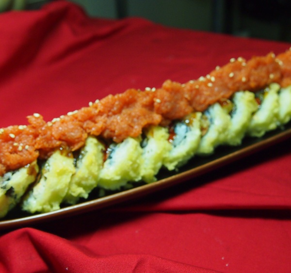 Order Volcano Roll food online from Joy Sushi store, Mountain View on bringmethat.com