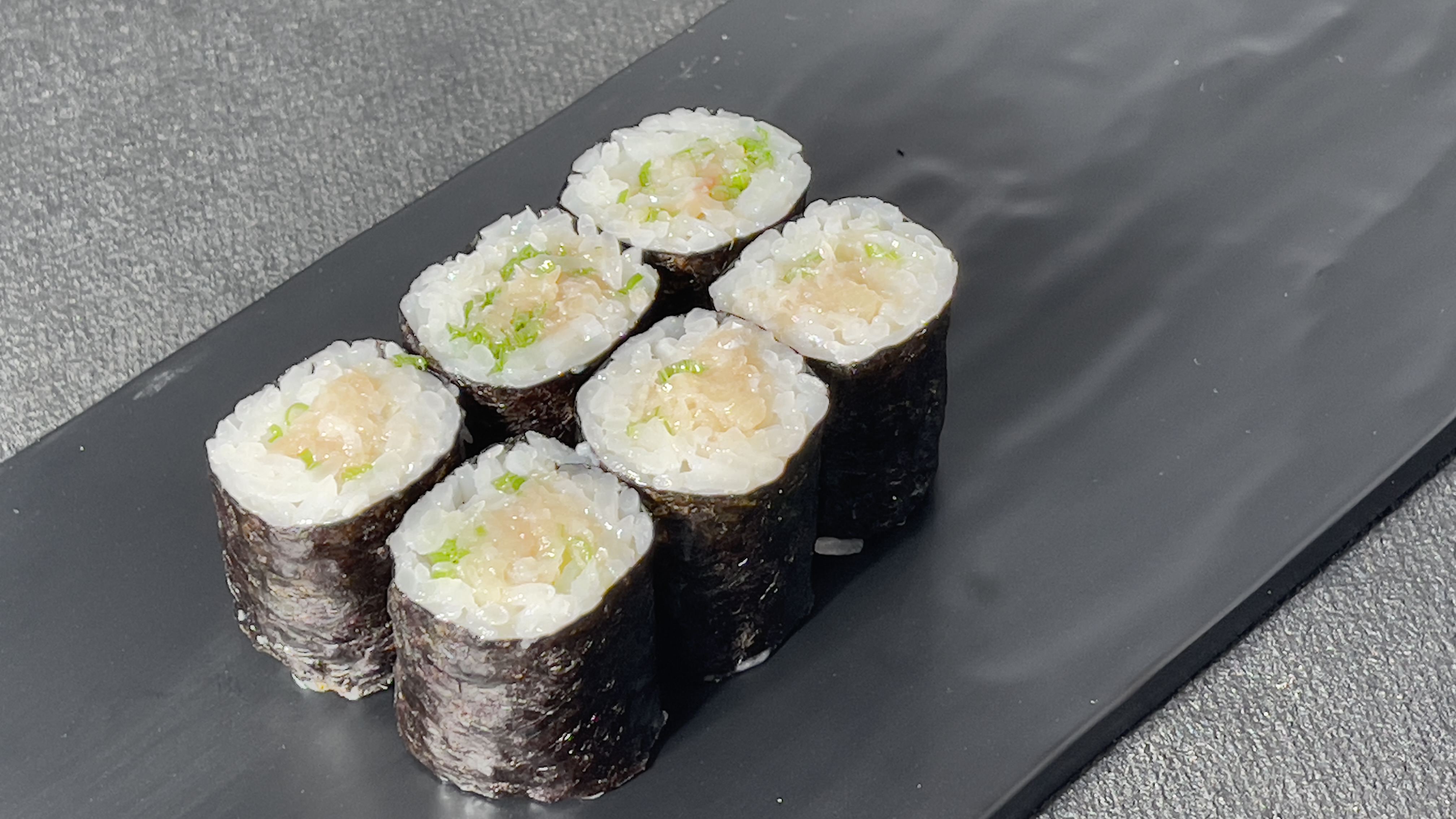 Order 43. Negi Hama Cut Roll food online from Miyoda Sushi store, Redondo Beach on bringmethat.com