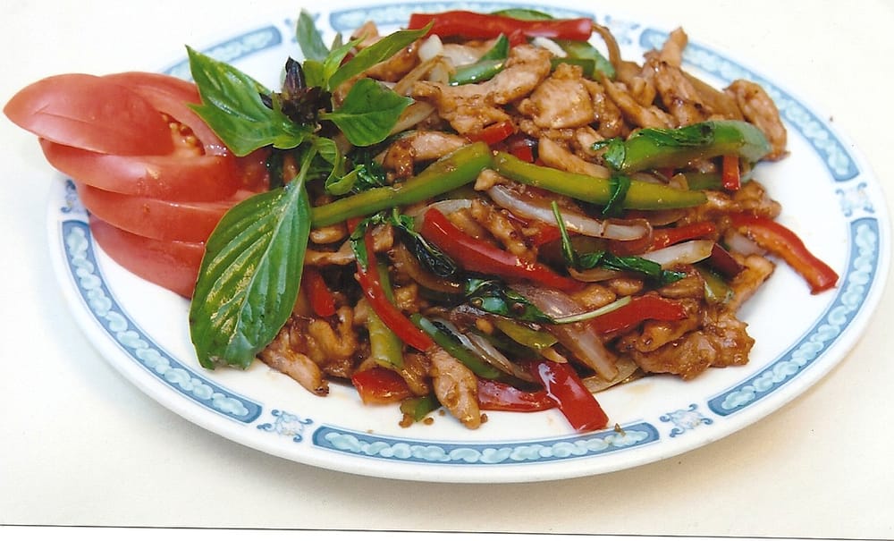 Order Basil Chicken food online from Peking Restaurant store, Livermore on bringmethat.com