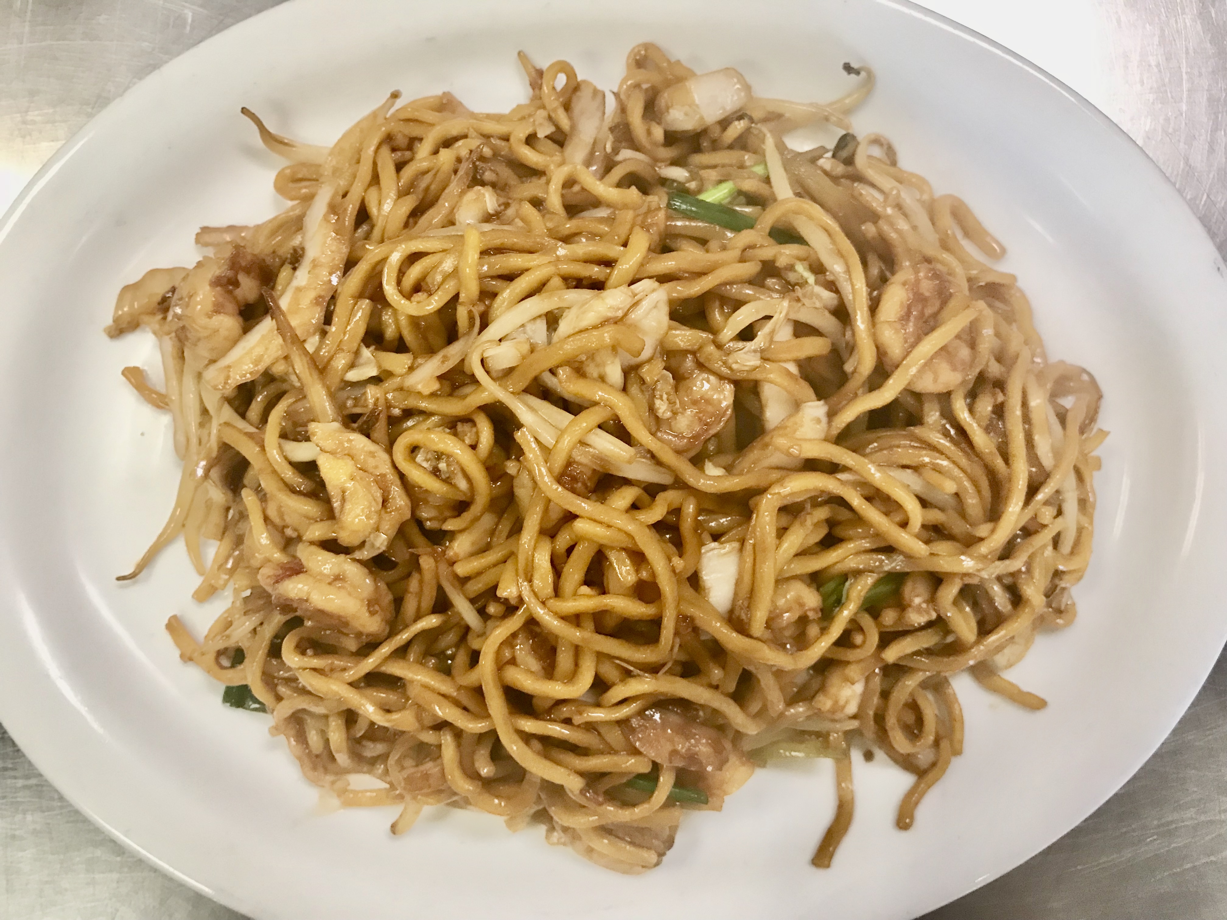 Order 43. Shrimp Lo Mein food online from Tang's Wok store, Bedford Heights on bringmethat.com