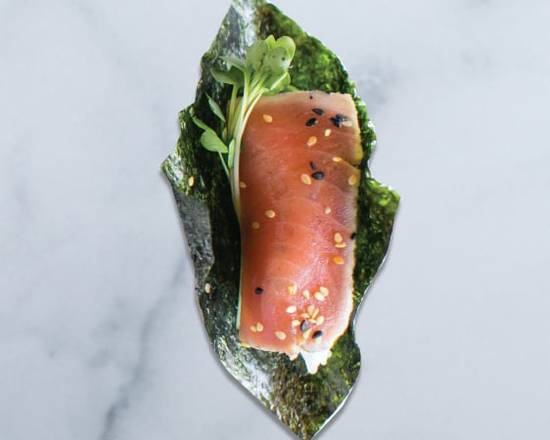 Order Seared Ahi Sushi Taco food online from Pacific Catch store, Campbell on bringmethat.com