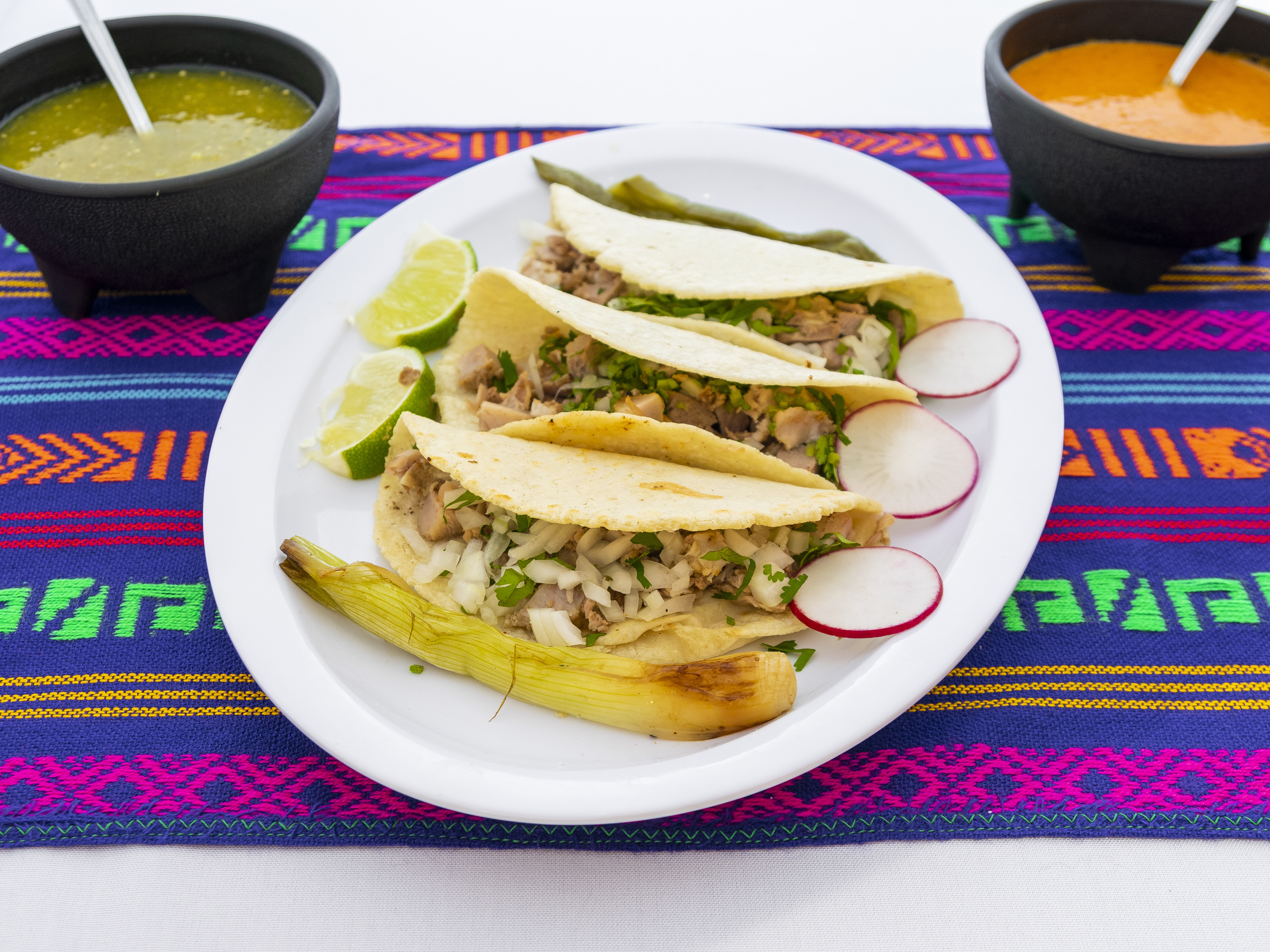 Order Taco de Carnitas food online from Molcajetes Mexican Restaurant store, Jersey City on bringmethat.com