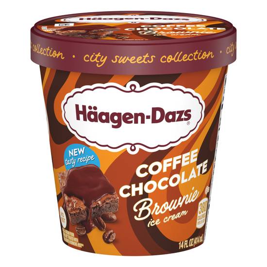 Order Haagen-Dazs City Sweets Coffee Chocolate Brownie Pint food online from Cvs store, DES MOINES on bringmethat.com