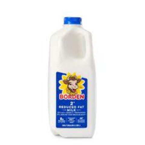 Order Borden 2% Reduced Fat Milk Half Gallon food online from Stripes store, Canyon Lake on bringmethat.com