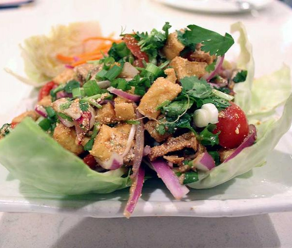 Order 9. Tofu Larb Salad food online from Araya's Place store, Los Angeles on bringmethat.com