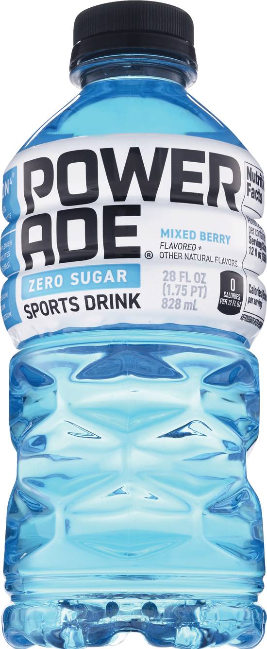 Order Powerade Zero Mixed Berry Blast, ION4 Electrolyte Enhanced Fruit Flavored Sports Drink, 32 fl oz food online from Cvs store, WEST COVINA on bringmethat.com