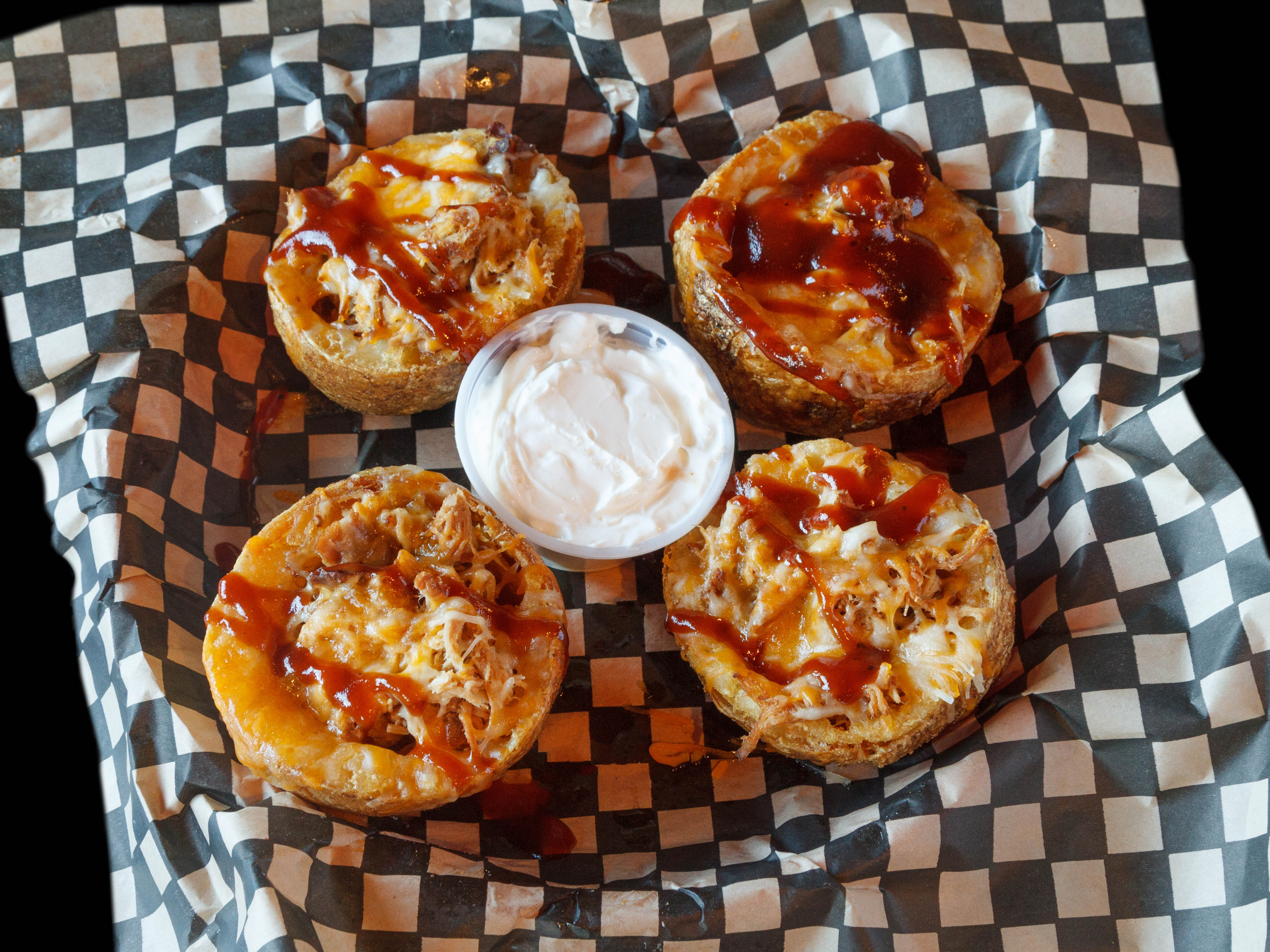 Order Potato Skins food online from The Bone Station store, Westerly on bringmethat.com