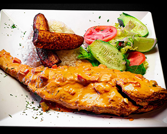 Order Chillo al Coco food online from Versace Dominican Restaurant store, Lilburn on bringmethat.com