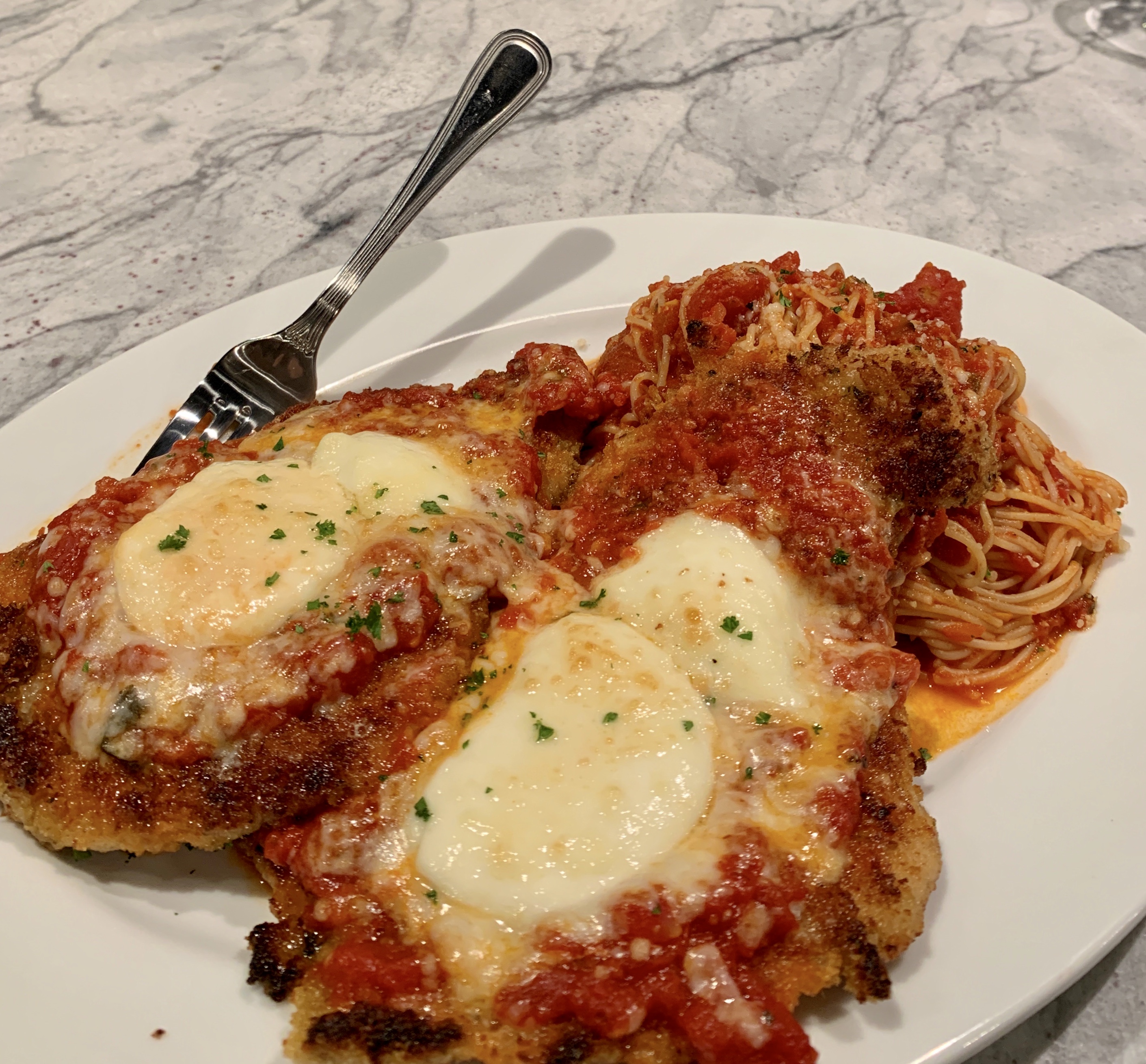 Order Chicken Parmesan Special food online from Sobella Cucina store, Glenview on bringmethat.com