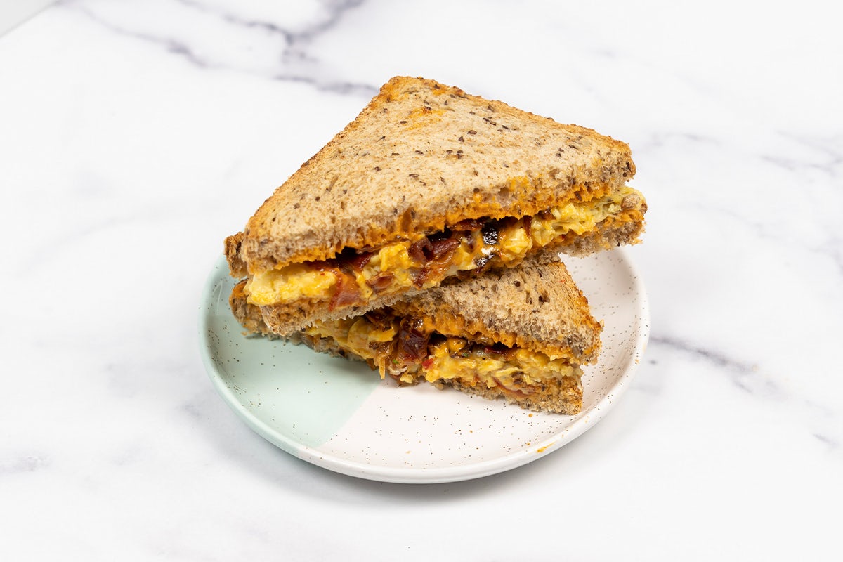 Order Bacon, Egg & Cheese Sandwich food online from Coffee shop store, New York on bringmethat.com