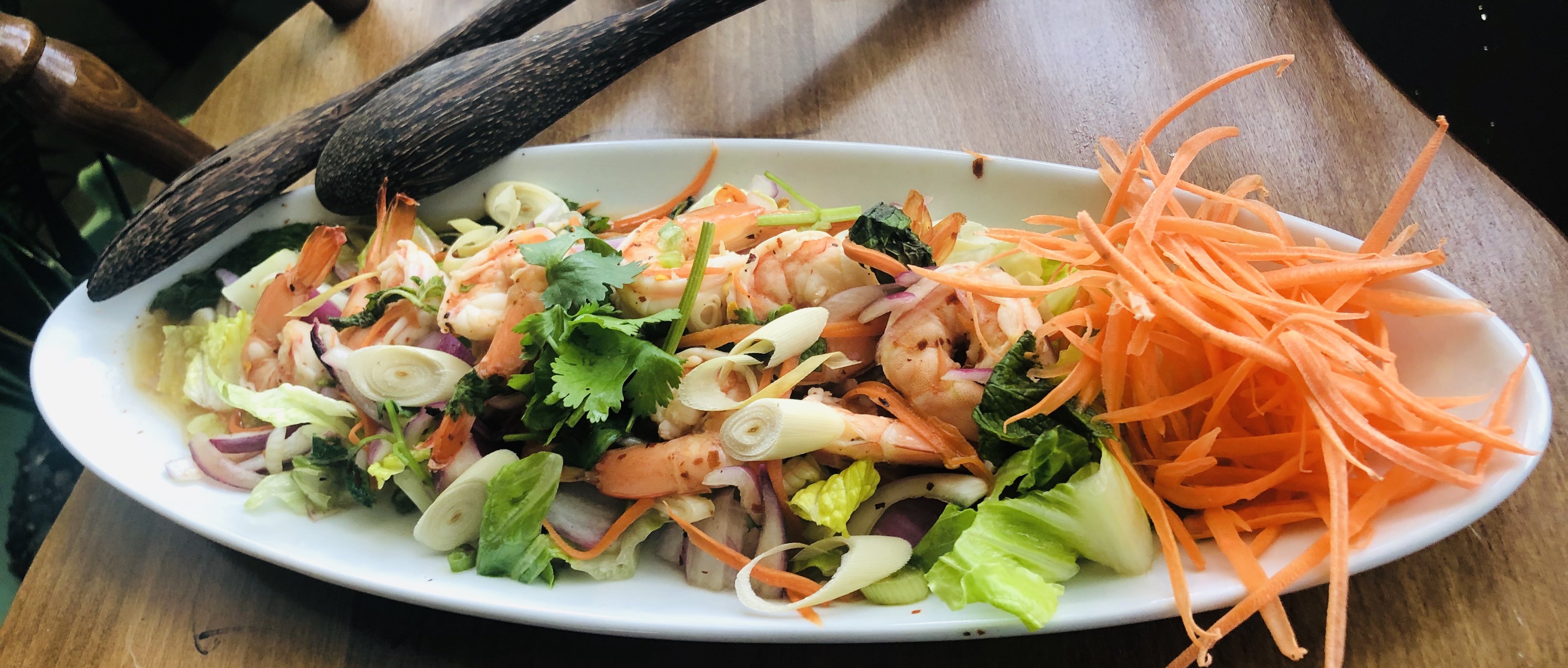 Order SA7. Shrimp Salad food online from Thai Quality Restaurant store, Oxnard on bringmethat.com