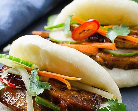 Order Pork Belly Bun food online from Chopstickers store, Fort Collins on bringmethat.com