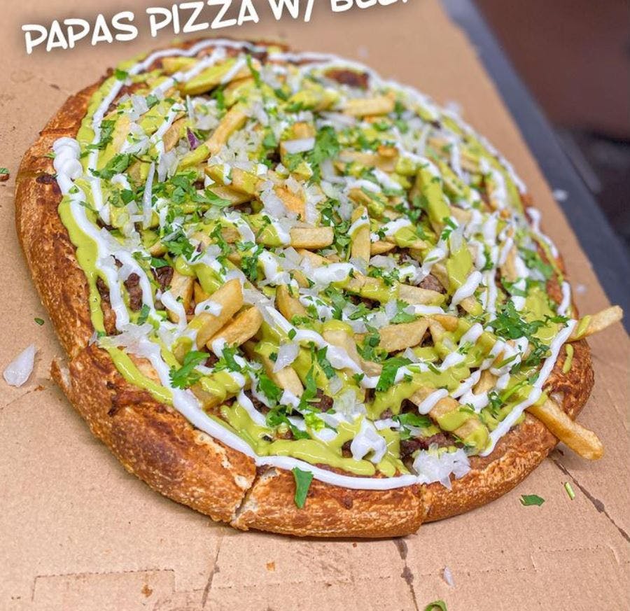 Order Papa Pizza - Large 14'' food online from Asada Pizza store, Sylmar on bringmethat.com