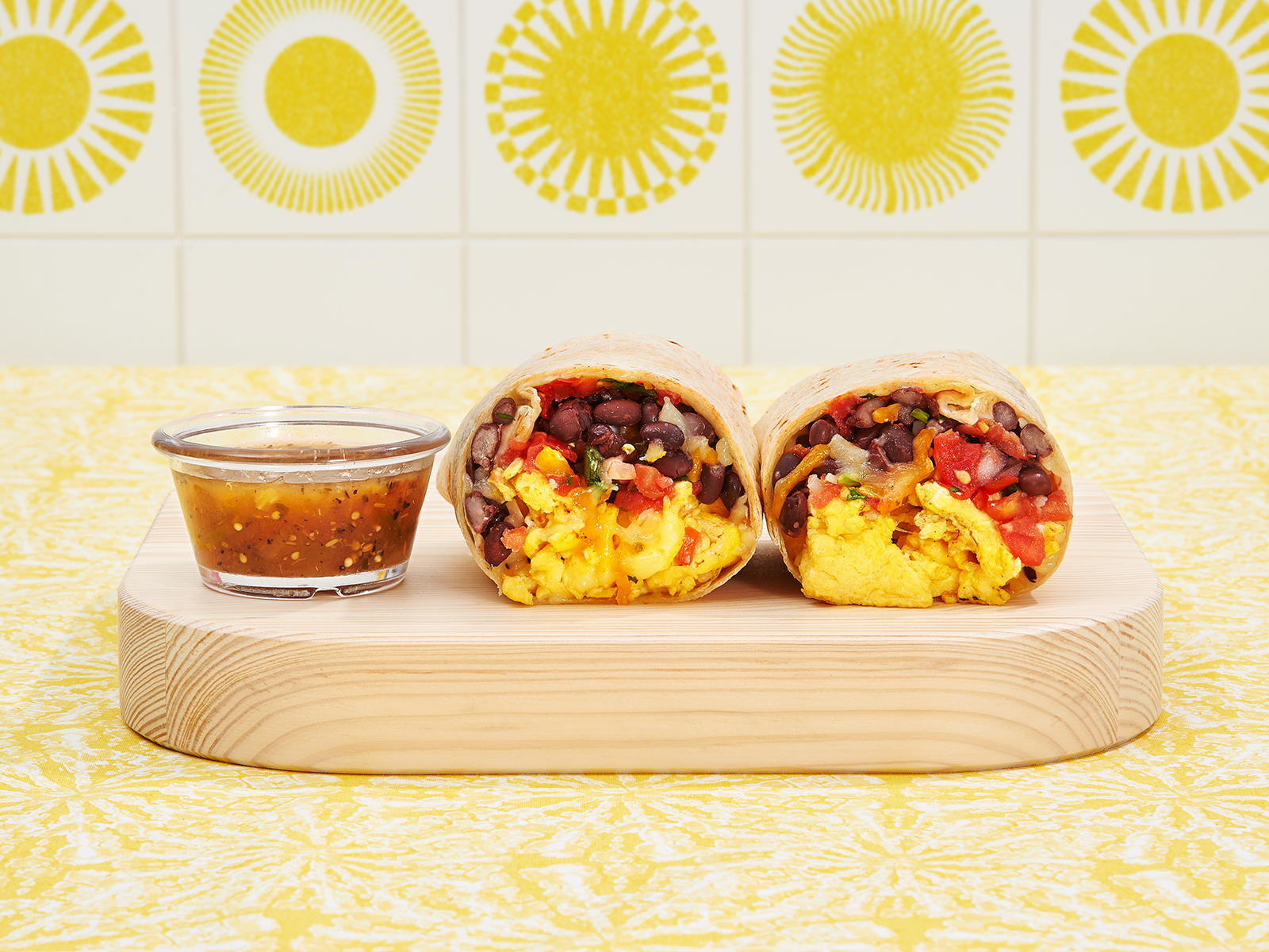 Order South of the Border Breakfast Burrito food online from Sunny And Fine Breakfast Burritos store, Houston on bringmethat.com