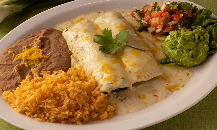 Order Spinach Enchilada Dinner food online from Los Tios store, Houston on bringmethat.com