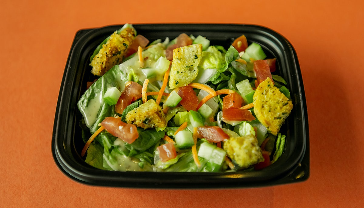 Order MIXED GREENS SALAD food online from The Meatball Corner store, Round Rock on bringmethat.com