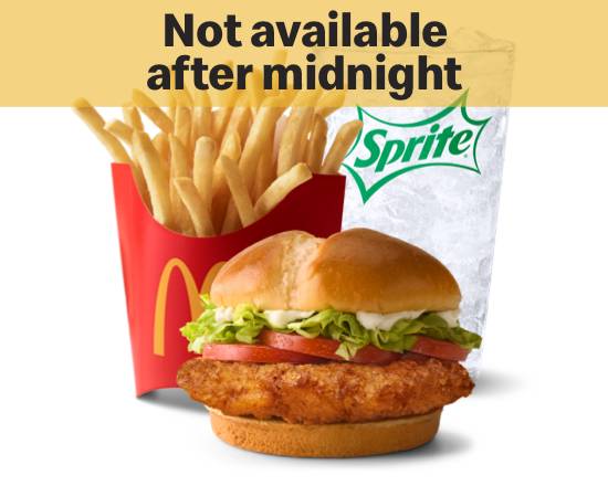 Order Deluxe Crispy Chicken Sandwich Meal food online from Mcdonald's® store, HOT SPRINGS on bringmethat.com