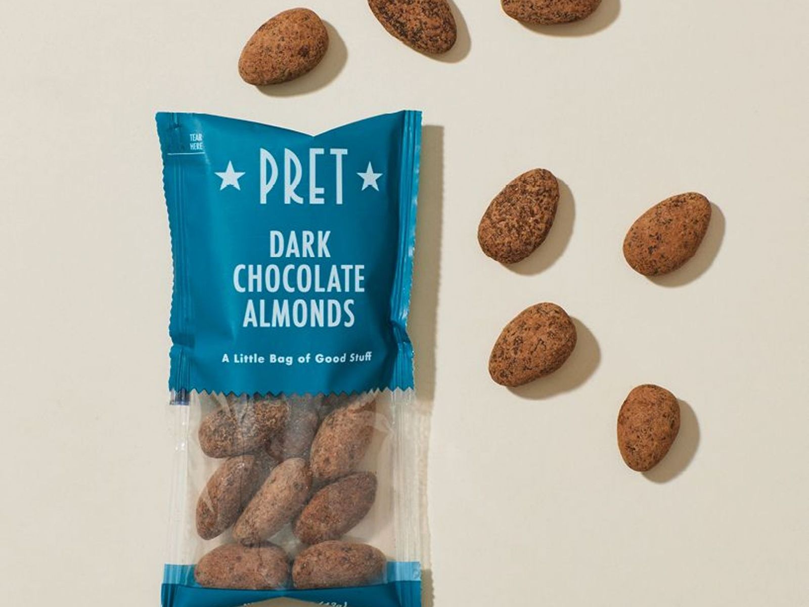 Order Dark Chocolate Almonds food online from Pret A Manger store, New York on bringmethat.com