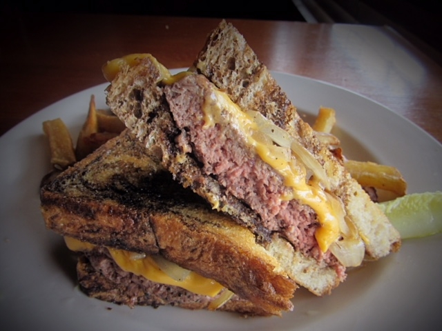 Order Slap Shot Patty Melt food online from RealTime Sports Bar and Grill store, Elk Grove Village on bringmethat.com