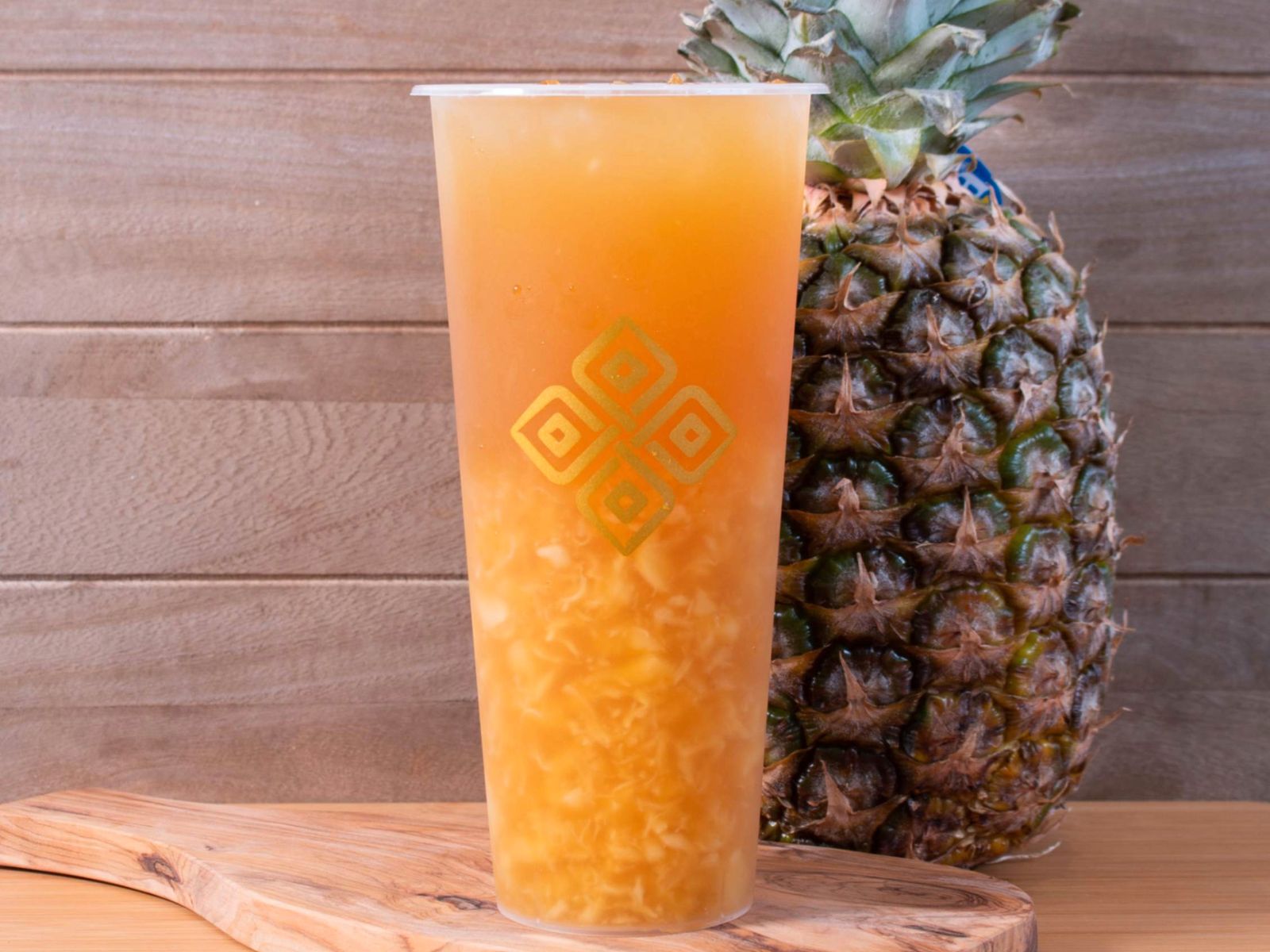 Order Dancing Pineapple 满杯金菠萝 food online from Prolece Tea store, Chino Hills on bringmethat.com