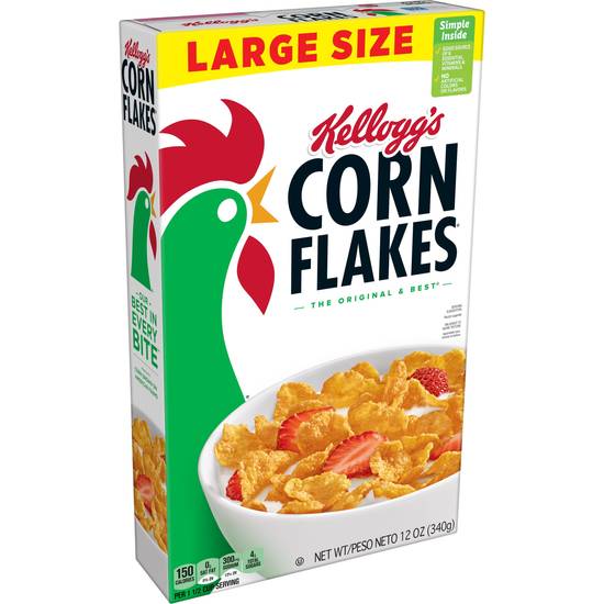 Order Corn Flakes Breakfast Cereal, 12 OZ food online from CVS store, Tulsa on bringmethat.com