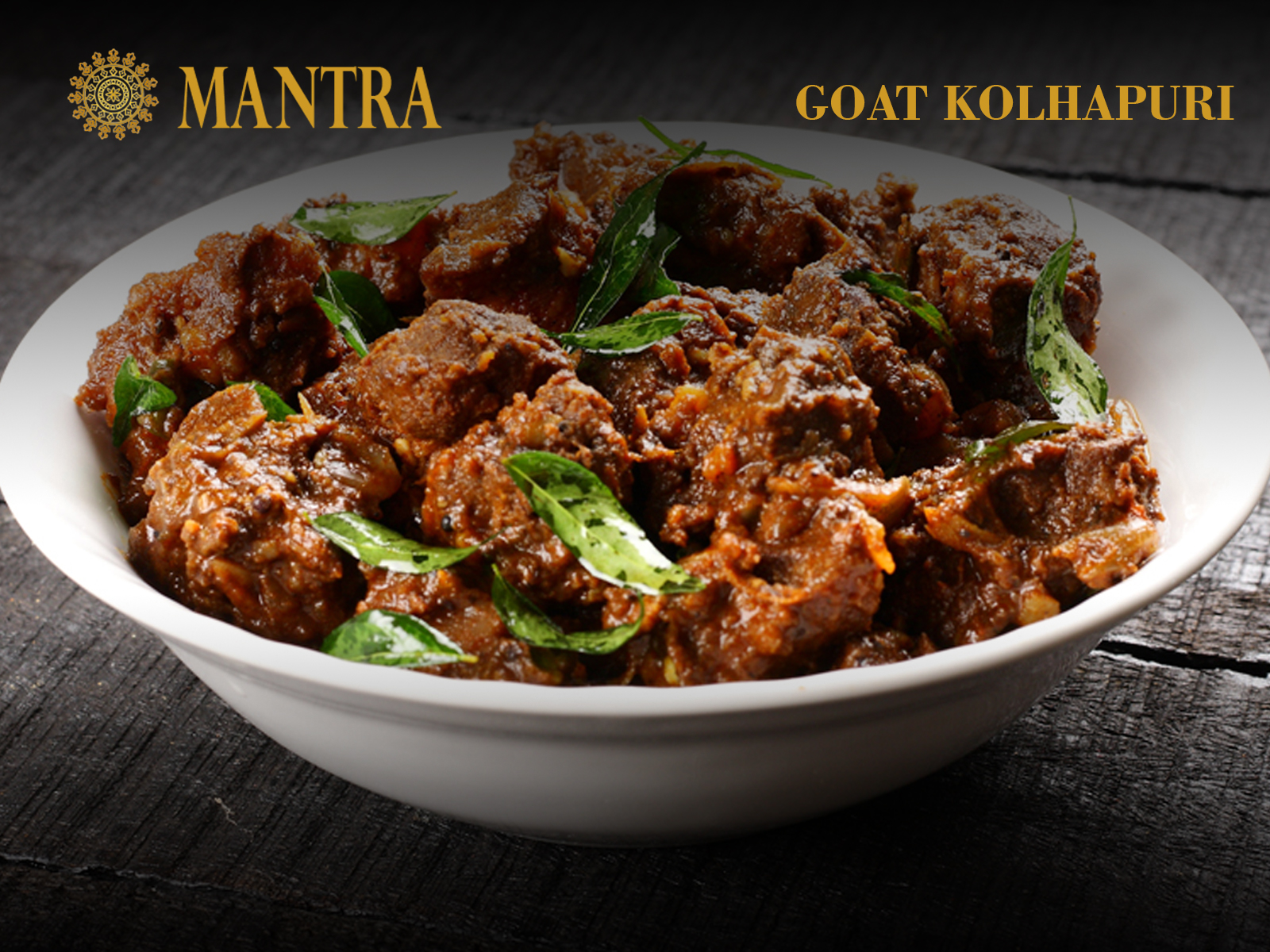 Order Goat Kolhapuri food online from Mantra Authentic Indian Restaurant store, Jersey City on bringmethat.com