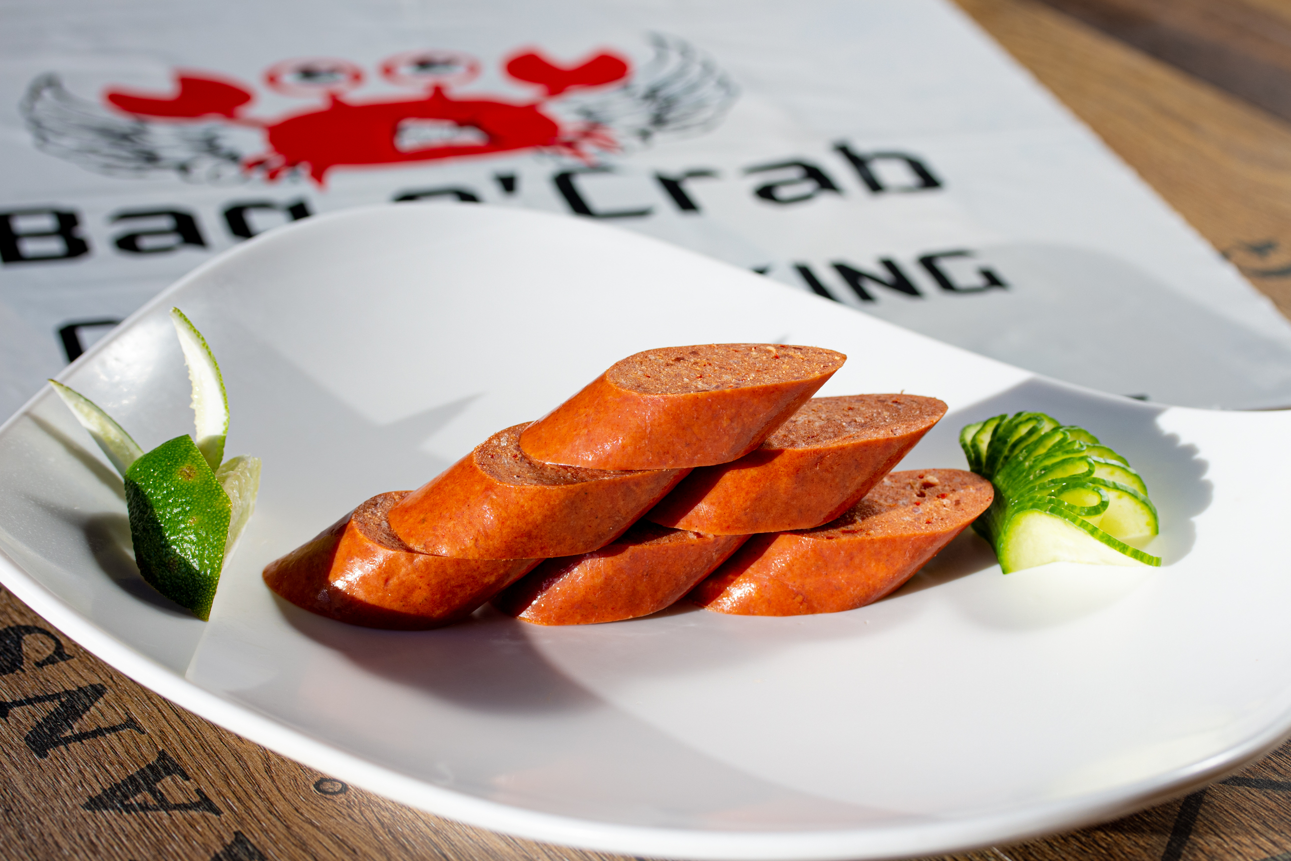 Order Louisiana Sausage (6 slices) food online from Bag O Crab store, Merced on bringmethat.com